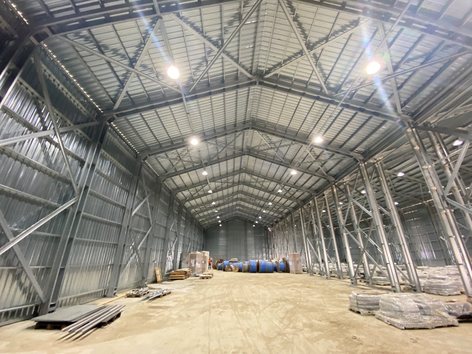 Silivri Doğalgaz Depolama Şantiyesi Hafif Çelik Hangar pramo prefabrik3