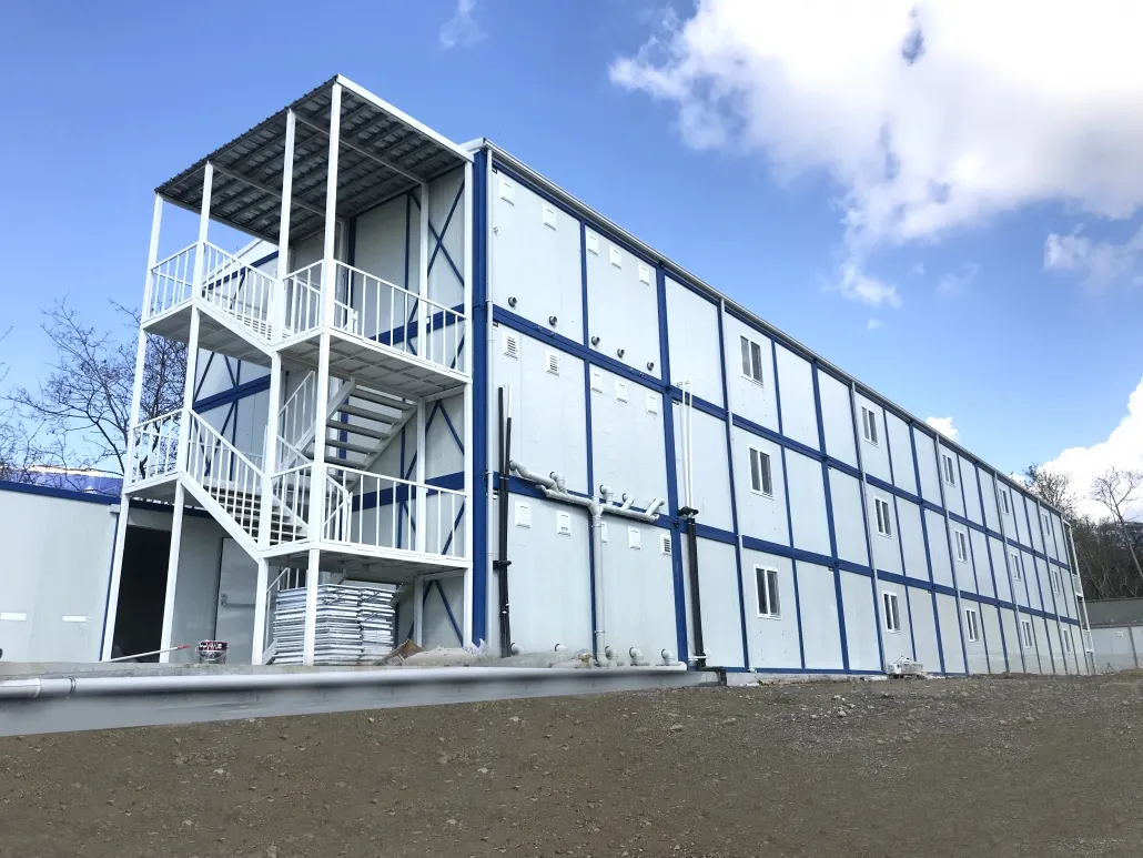 prefabrik şantiye kamp binası