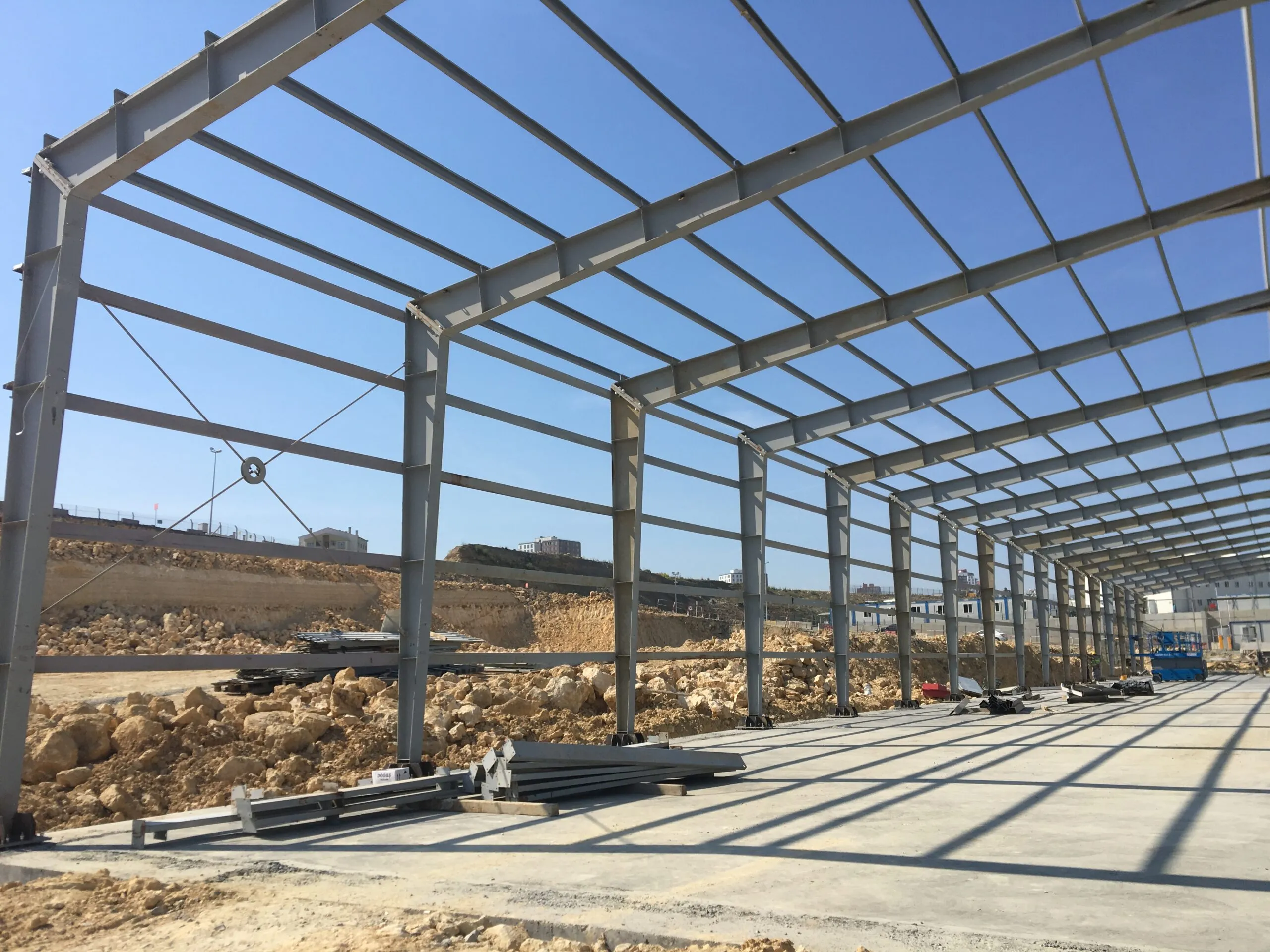 yapısal çelik hangar ve depo