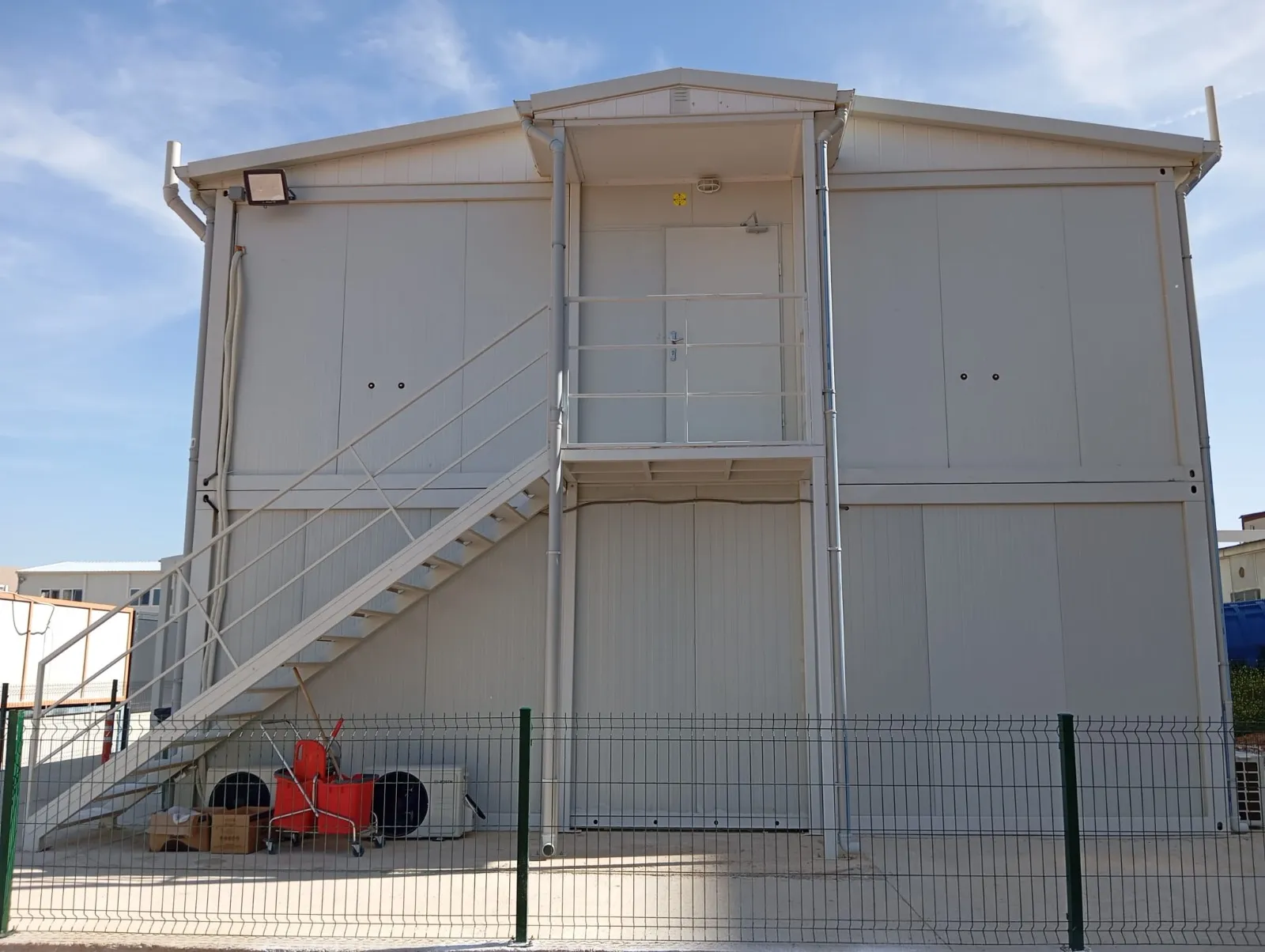 Dayanıklı çelik yapı sistemli prefabrik yemekhane