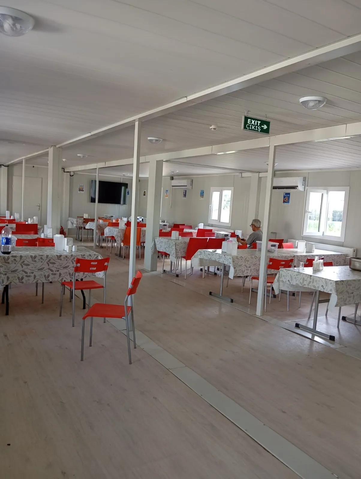 Taşınabilir modüler prefabrik yemekhane ünitesi